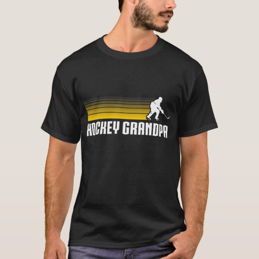 T-shirt Grand-papa d'hockey (Devant)