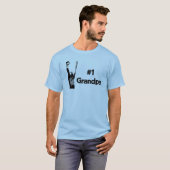 T-shirt Grand-papa du numéro 1 (Devant entier)