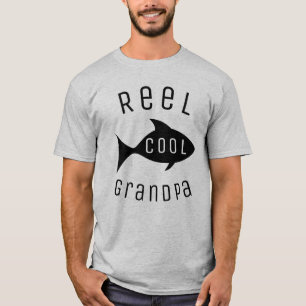 T-shirt Grand-papa frais de pêche de bobine