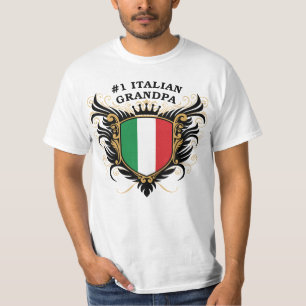 T-shirt Grand-papa italien du numéro un