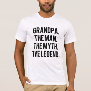T-shirt Grand-papa l'homme le mythe l'énonciation drôle de