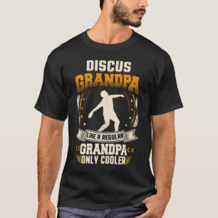 T-shirt Grand-papa régulier de grand-papa de disque