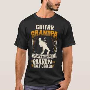 T-shirt Grand-papa régulier de grand-papa de guitare