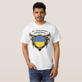 T-shirt Grand-papa ukrainien du numéro un (Devant entier)