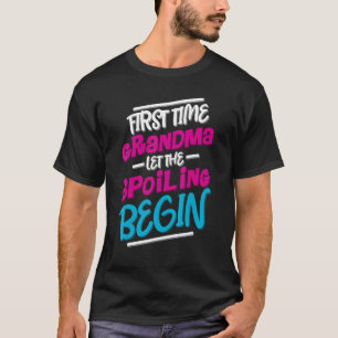 T-shirt Grand-parents bébé grand-mère maman première fois 