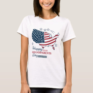 T-shirt Grand-parents Day 2025 USA Vector