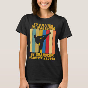 T-shirt Grand-parents vintages Plutôt Regarder Grand-Enfan