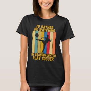 T-shirt Grand-parents vintages Plutôt Regarder Grand-fille