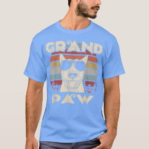 T-shirt Grand Paw Bull Terrier amoureux de les chiens vint