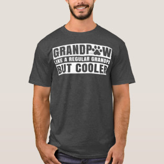 T-shirt Grand Paw Hommes Grand Paw Normal Grand-pa Chien