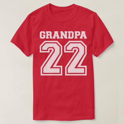 T-shirt Grand-père 2022 pour faire-part de grossesse (Design devant)
