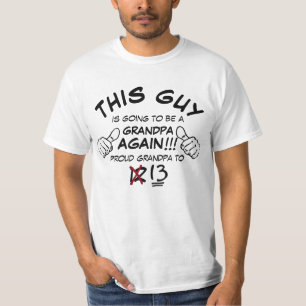 T-shirt Grand-père à nouveau (Mettre à jour le total des e