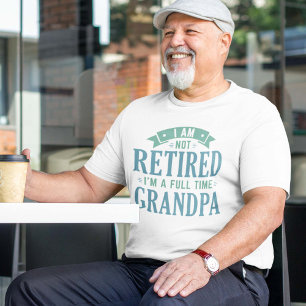 T-shirt Grand-père à temps plein retraité