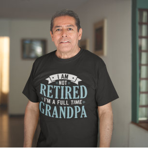 T-shirt Grand-père à temps plein retraité