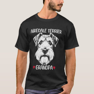 T-shirt Grand-père Airedale Terrier 2