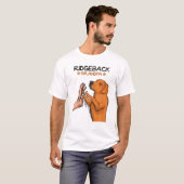 T-shirt Grand-père Amoureux des chiens de Mens Rhodesian R (Devant entier)