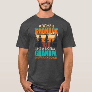 T-shirt Grand-père Archer comme grand-père normal seulemen
