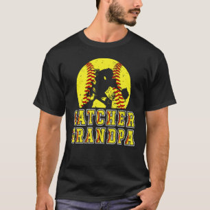 T-shirt Grand-père attrapeur de softball d'un attrapeur de