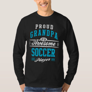 T-shirt Grand-père Awesome Soccer