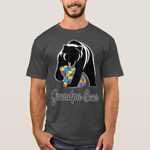 T-shirt Grand-père Bear Sensibilisation sur l'autisme Auti