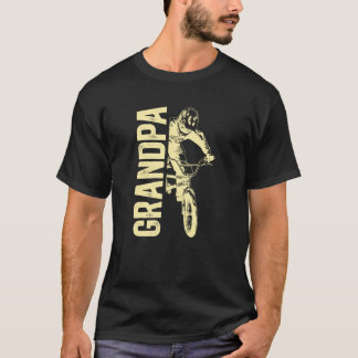 T-shirt Grand-père BMX Grand-père fier d'un coureur de BMX
