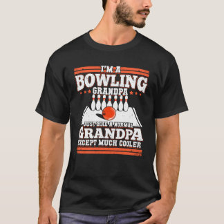 T-shirt Grand-père Bowler, joueur de bowling