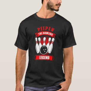T-shirt Grand-père Bowler Ten Pin PÉPÉ Legend Bowling Prem