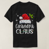 T-shirt Grand-père Claus Chemise Noël Pyjama Famille Match (Design devant)