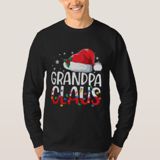 T-shirt Grand-père Claus Pyjamas de Noël Famille de jumela