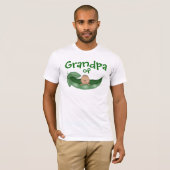 T-shirt Grand-père de bébé garçon avec peau foncée (Devant entier)
