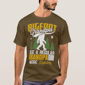 T-shirt Grand-père de Bigfoot comme un grand-père régulier