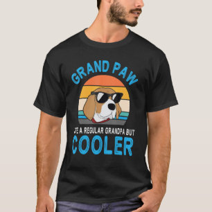 T-shirt Grand-Père De Chien Grand Paw Comme Un Grand-Père