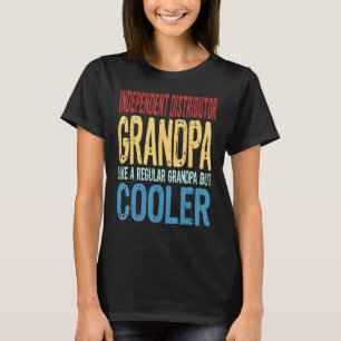T-shirt Grand-père de distributeur indépendant pour hommes