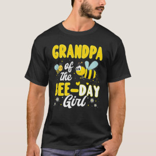 T-shirt Grand-Père De La Fête De L'Abeille Fille Hive Fête