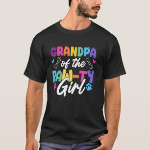 T-shirt Grand-père de la fille de la fête de l'anniversair