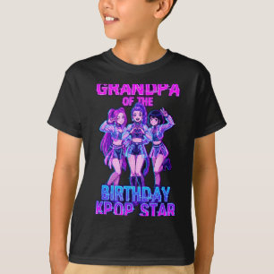 T-shirt Grand-père de la fille qui fête son anniversaire S