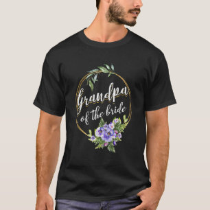 T-shirt Grand-père de la mariée Mariage Baby Shower Grand-