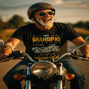 T-shirt Grand-père de la moto