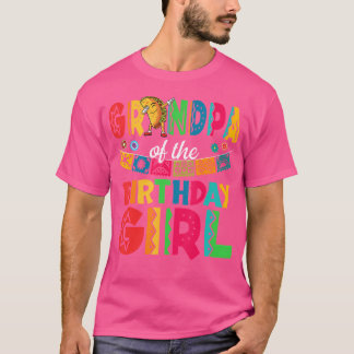T-shirt Grand-Père De L'Anniversaire Fille Heureux Anniver