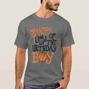 T-shirt Grand-Père De L'Anniversaire Garçon Amateurs De Ba