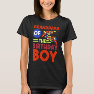T-shirt Grand-Père De L'Anniversaire Garçon Lazer Balise A
