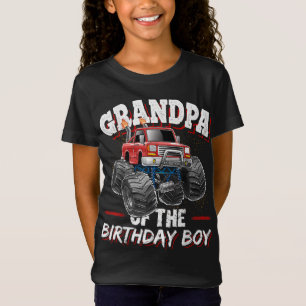 T-Shirt Grand-père de l'Anniversaire Garçon Monster Camion