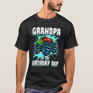 T-shirt Grand-père de The Birthday Boy Monster Truck Birth