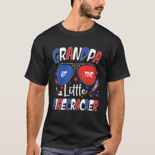 T-shirt Grand-père de The Little Firecracker 4th of July B