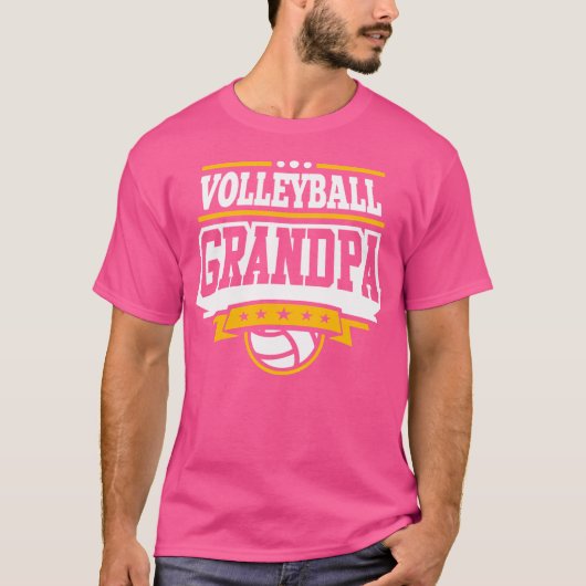 T-shirt Grand-père de volley-ball (Devant)