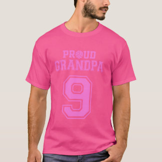 T-shirt Grand-père de volley-ball numéro 9 P