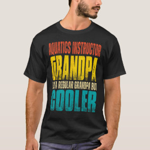 T-shirt Grand-père d'instructeur d'aquatique pour les homm