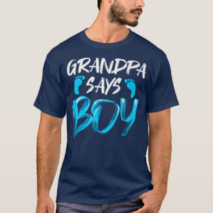 T-shirt Grand-Père Dit À Des Hommes Un Futur Garçon