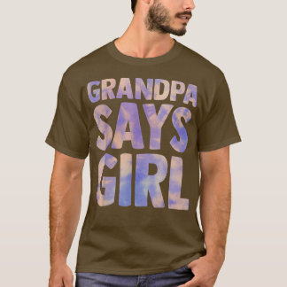 T-shirt grand-père dit que fille sexe révéler grossesse