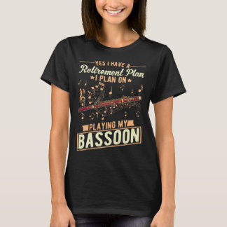 T-shirt Grand-père du basson Vieux homme